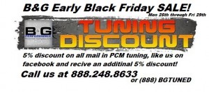 bg black Friday tuning discount